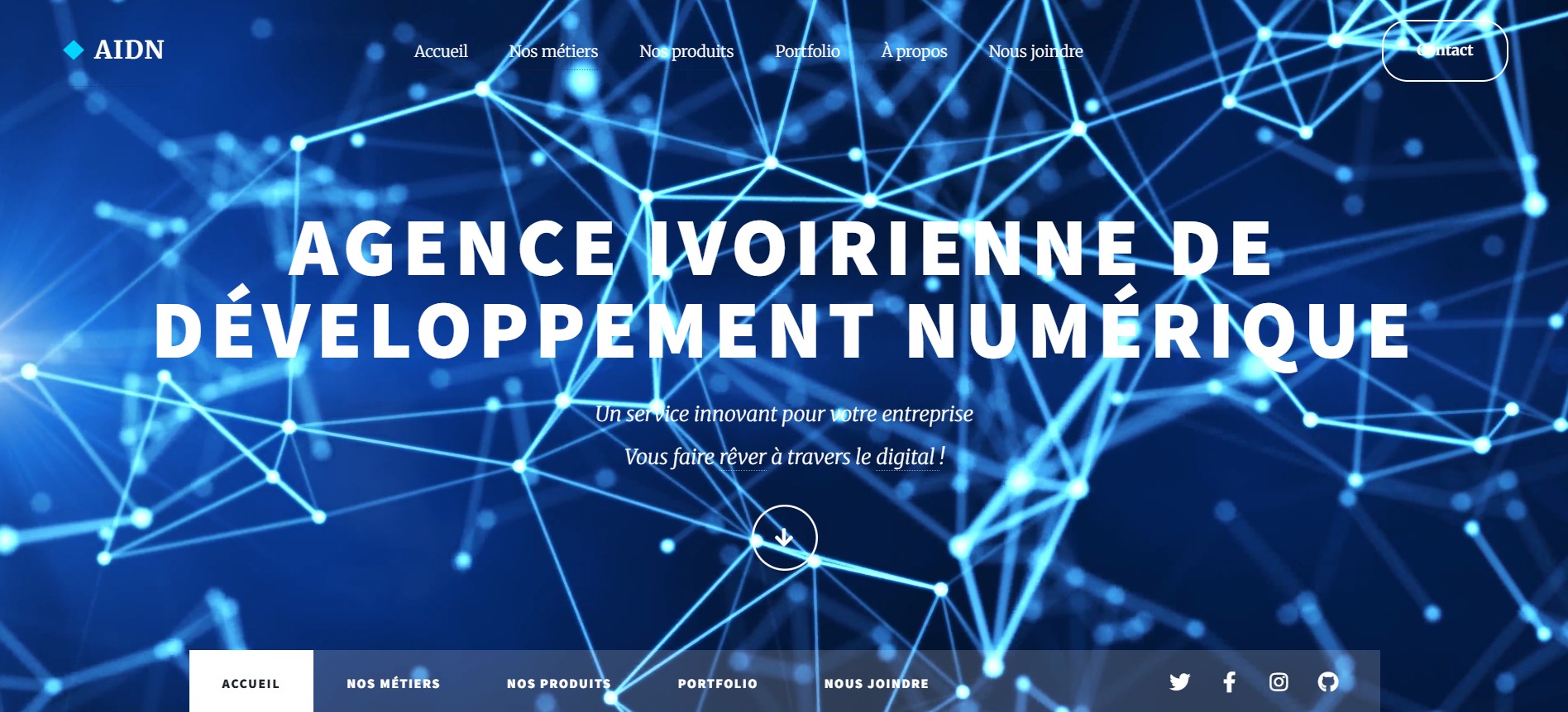 Site vitrine AIDN